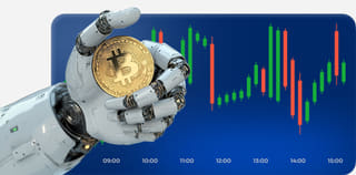 Painel da plataforma de exchange de criptomoedas no Bloco Ganhecto