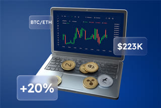 Tecnologia de trading automatizado por IA da Bloco Ganhecto exibida na tela do sistema